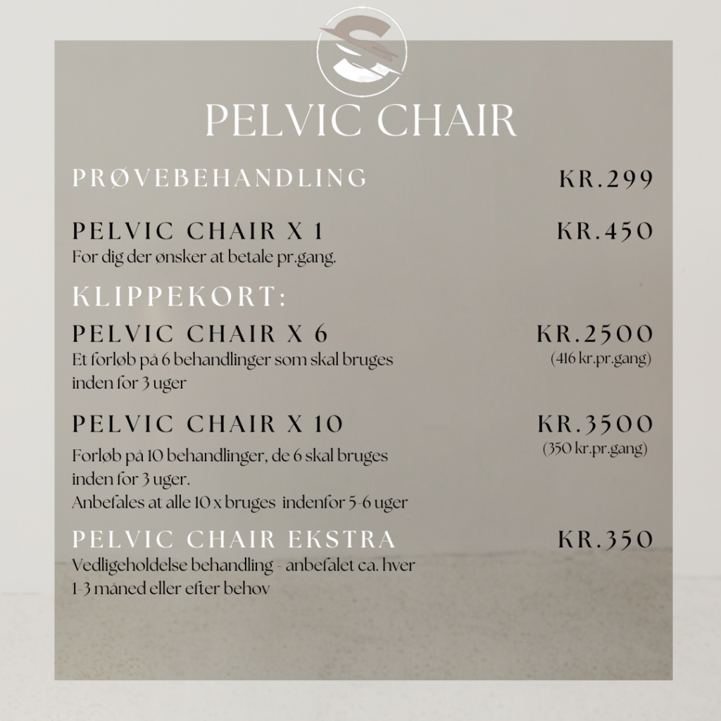 Pelvic chair priser